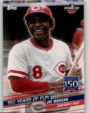 2019 Topps Opening Day Joe Morgan 150 Years of Fun #YOF-12 Cincinnati Reds