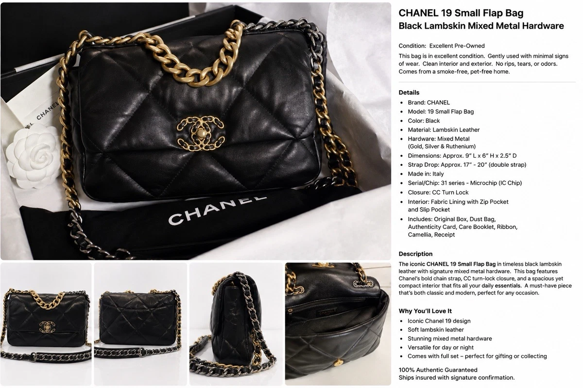 CHANEL 19 Bags & Handbags for Women for sale | eBay