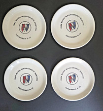 1964 Buick Management Meeting Swag Set Of 4 Coasters With Tri-shield Emblem