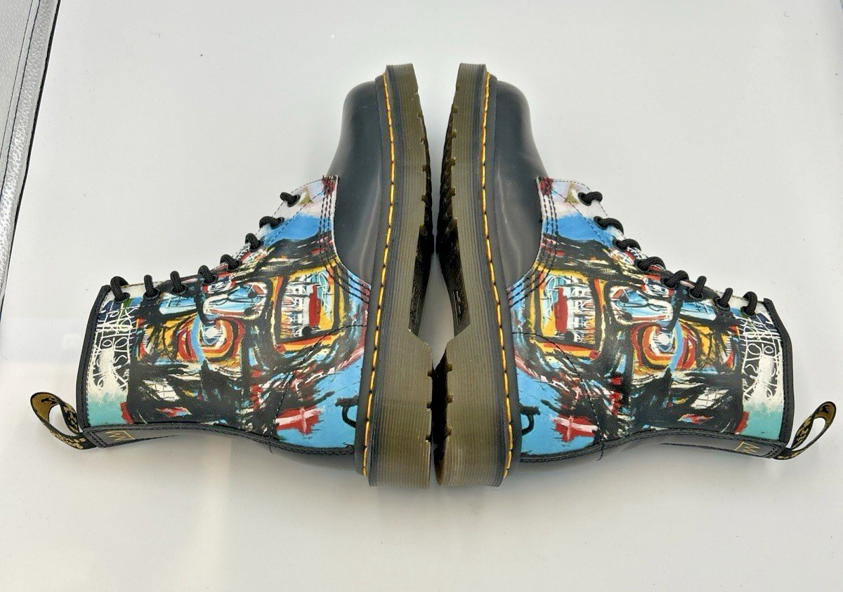 Dr. Martens Women's 1460 LIMITED EDITION Jean-Michel Basquiat II Artwork RARE!!! image 9