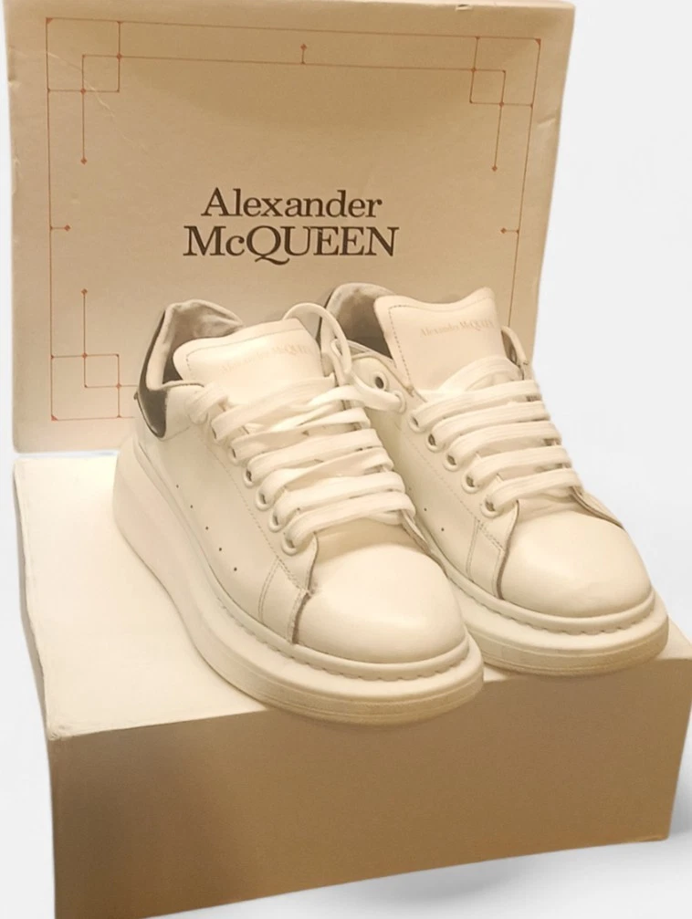Talons Alexander McQueen En Cuir - Taille 40 - Neufs Avec Boîte D'origine