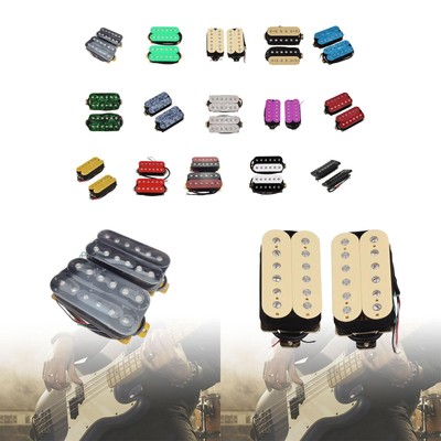 2 Stück Humbucker Tonabnehmer Praktische Verschleißfeste Doppelspule Tonabnehmer für Elektro