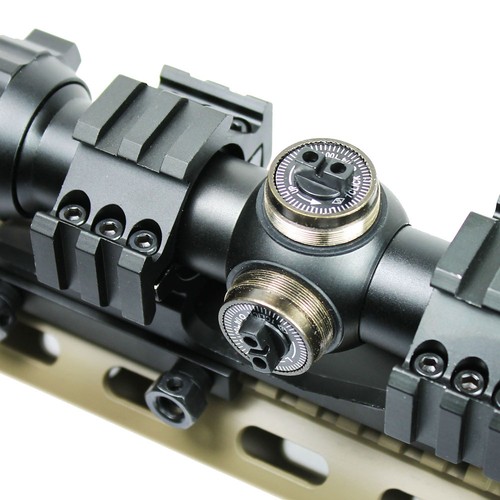 3-9x40 AOEG Hunting Rifle Scope Red Green Dual illuminated PEPR Mount & Sunshade - Picture 8 of 12