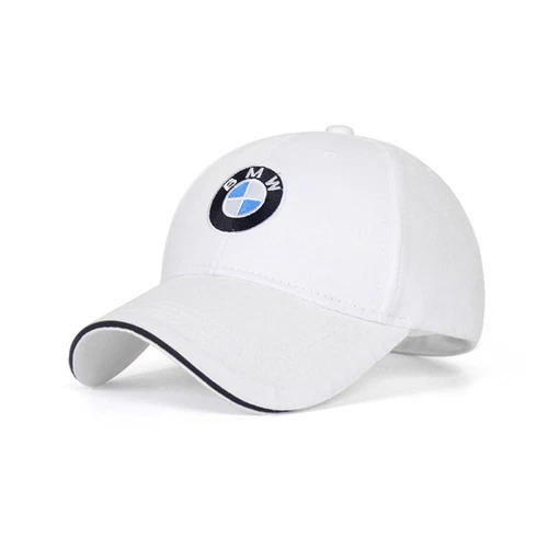 BMW Baseballcap bestickt Sonnenhut für Damen und Herren, lässig, winddicht, weiß - Bild 2 von 9