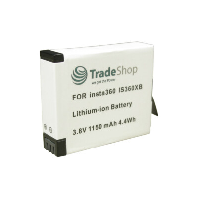 1150mAh 3,8V Akku ersetzt IS360XB PL903135VT CINOXBT für Insta360 One X Kamera