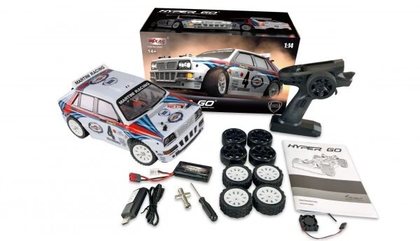 Auto Radiocomandata Mjx 14302 Hyper Go LR14 ProDrift 1:14 Lancia Delta - Immagine 2 di 4