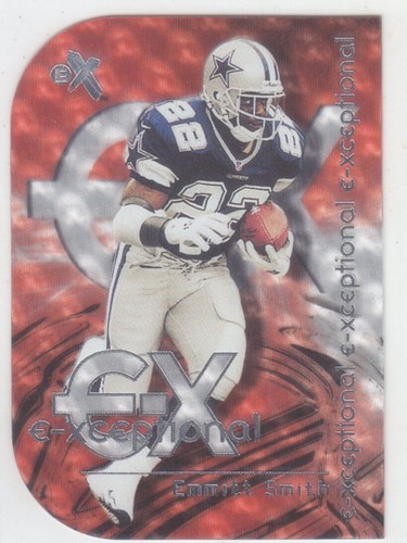 2000 EX EMMITT SMITH E-XCEPTIONAL DIE-CUT DALLAS COWBOYS