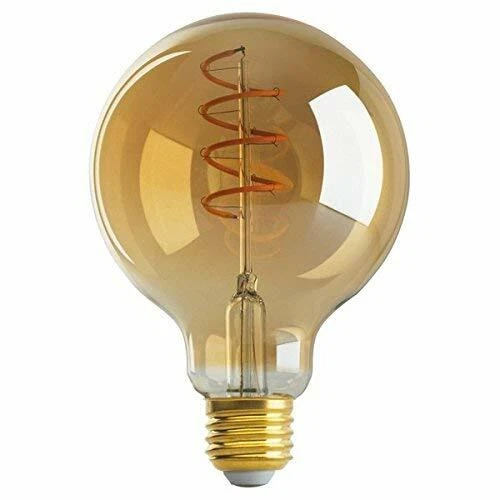 4.5 Watt G30 LED Amber Medium Base Lightning Fixture 120V - SATCO-S9968 - Picture 1 of 1