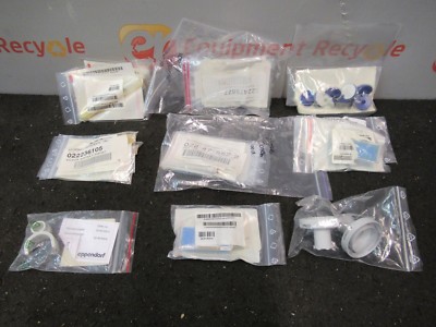 Eppendorf Brinkmann Adapter Nose Cone Piston Seal Ejector Sleeve Filter Disk Lot