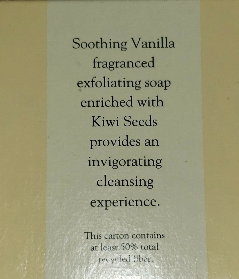 Lot of 2 Vintage ProTerra Essence of Vanilla Soap Bars HTF Discontinued Stocking - Image 4 of 4