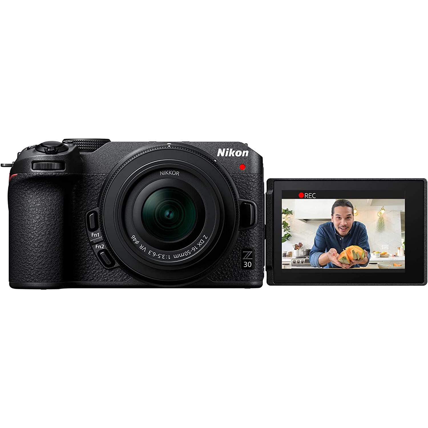 Корпус беззеркального фотоаппарата Nikon Z 30 с комплектом объективов NIKKOR Z DX 16-50mm f/3.5-6.3 VR