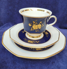 Klassischer Kaffeetassen- Set (3teilig) im Retrostil/Porzellanmanufaktur Bavaria