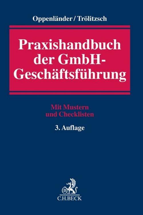 Thumbnail - Praxishandbuch Der Gmbh-geschäftsführung Frank Oppenländer
