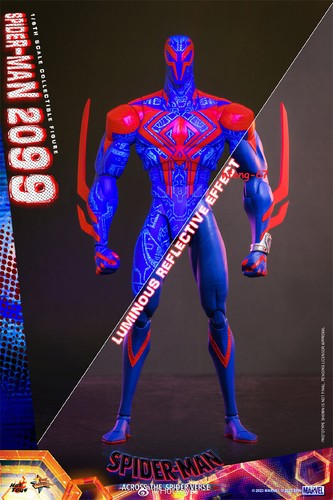 In Stock New Hot Toys MMS711 Spider-Man 2099 1/6 Action Figure Collection Gift - Picture 11 of 19