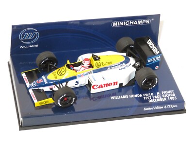 MINICHAMPS 400850105 Williams Honda Fw10 N. Piquet 1985 Modellino