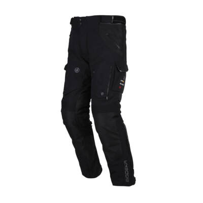 Motorcycle Modeka Panamericana II Tex Pants Men's Short Size (Black) Size: KM