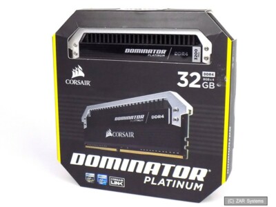 32GB Corsair Dominator Platinum CMD32GX4M4C3200C16 3200Mhz CL16 PC4-25600 DDR4