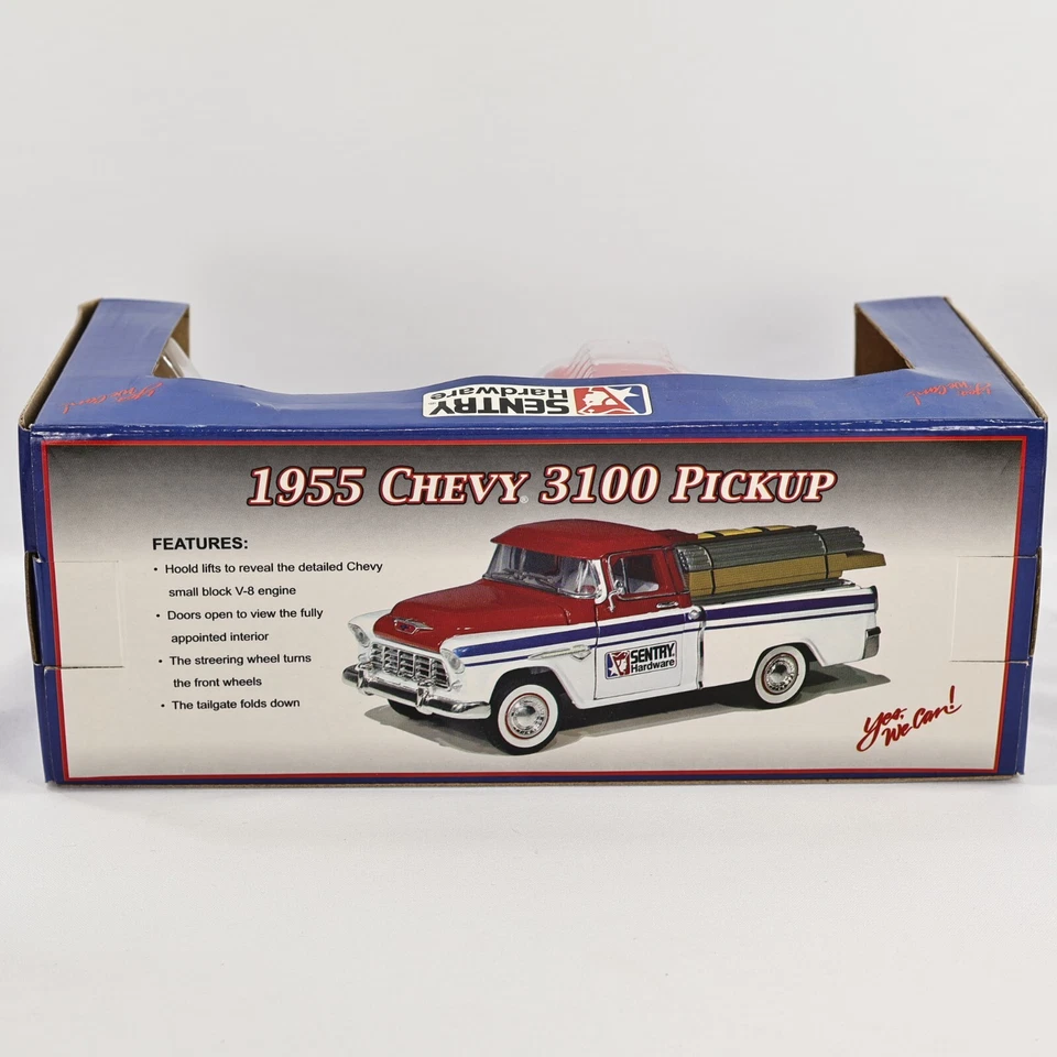 Crown Premiums 1:24 1955 Chevy 3100 Pickup Sentry Hardware #14 Series MIB - Image 3 of 4