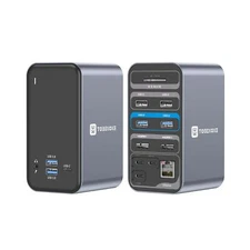 USB C Docking Station Dual Monitor for MacBook Pro, 15 in 2 USB C Laptop Dock...