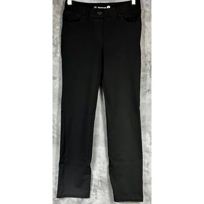 Betabrand Black Classic Dress Yoga Pants sz M Long (14668)