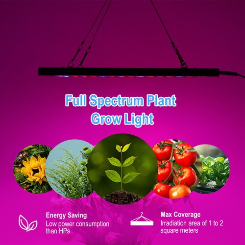 Full Spectrum LED Grow Light Indoor Hydroponic Flower Veg Plant Lamp Panel - Picture 20 of 22