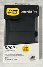 Otterbox Defender Pro Series Case  Belt Holster For iPhone 14 Plus, Black
