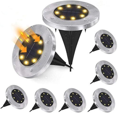 Luci Solari Da Giardino A Fiamma Danzante - Confezione Da 8, Alte 52 Cm, IP65 Impermeabili, Accensione Automatica, Per Vialetti E Esterni - 6