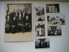 Lot Of 7 Vintage 1930s Black White Family Photographs Photos