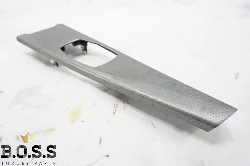 BMW F30 F31 F32 2017-2019 moldura decorativa consola central aluminio OEM Foto 3 de 4