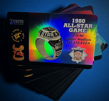 TSC Gold Ring Leaders (1994) All-Star Game Phone Cards, HoloFoil & Base, Dodgers