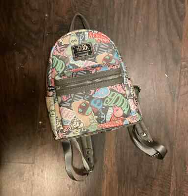 Loungefly Star Wars Pastel Graffiti Sticker Mini Backpack s-l400.jpg main image 4