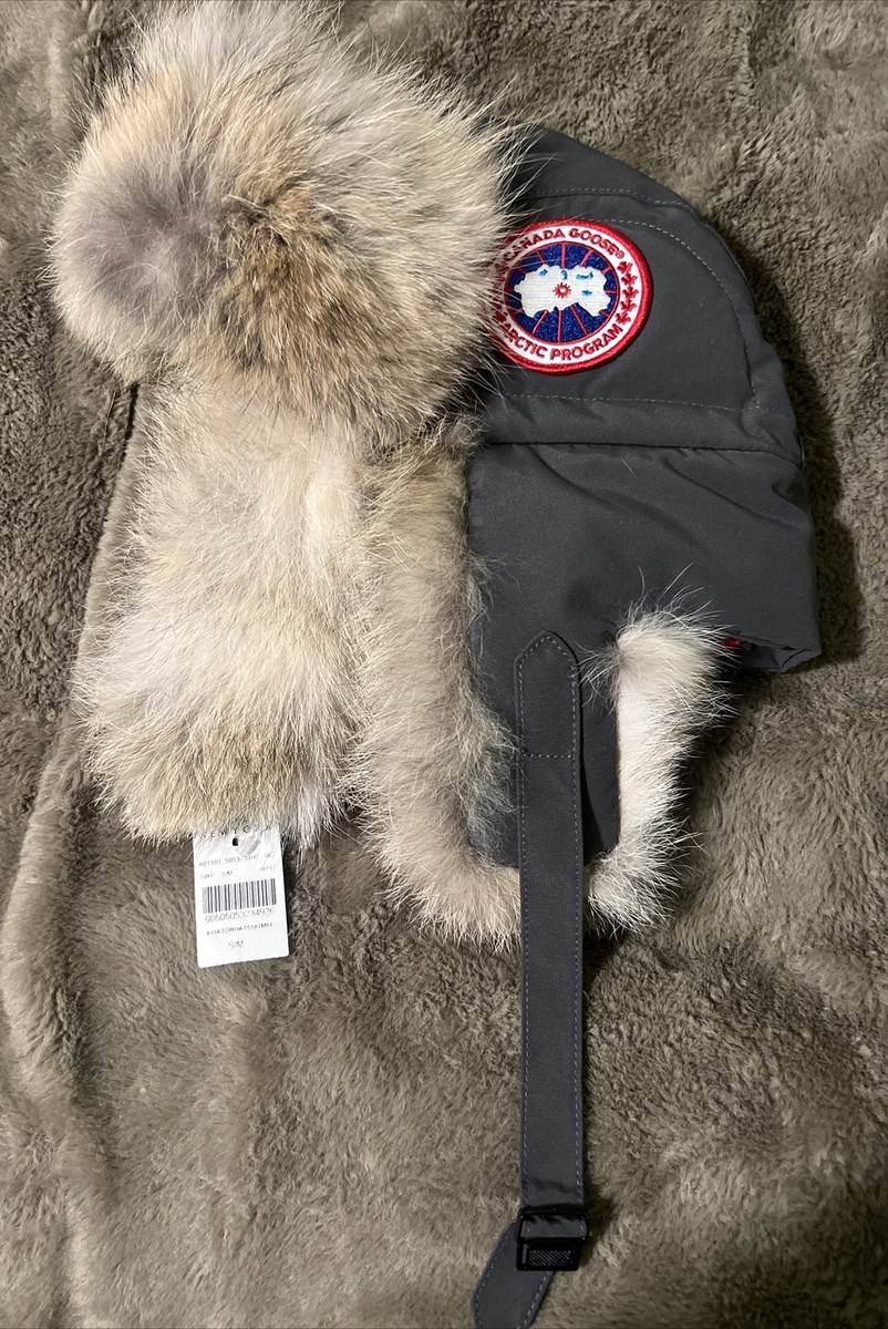 NEW SOLD OUT CANADA GOOSE AVIATOR HAT (unisex) S/M GRAPHITE | eBay