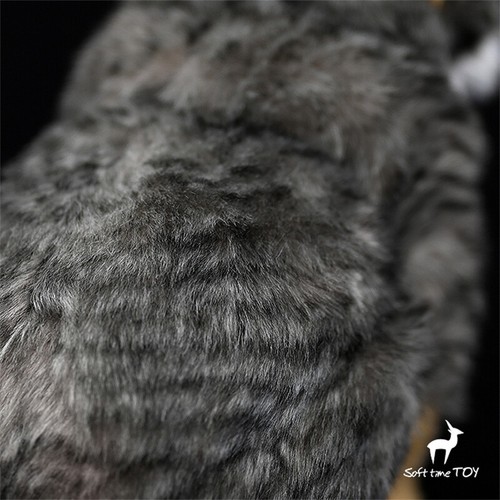 Simulation Steppe Cat Plush Toy Felis Otocolobus Manul Pallas's Stuffed Doll - Picture 8 of 8