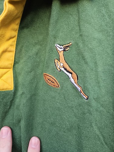 Cotton Traders South Africa (Springboks) Long Sleeve Rugby Shirt Size XL - Picture 3 of 6