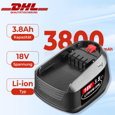 18V Akku Für Bosch AL1880CV、AL1810CV、AL18815CV、AL1830CV 3800mAh Li-ion