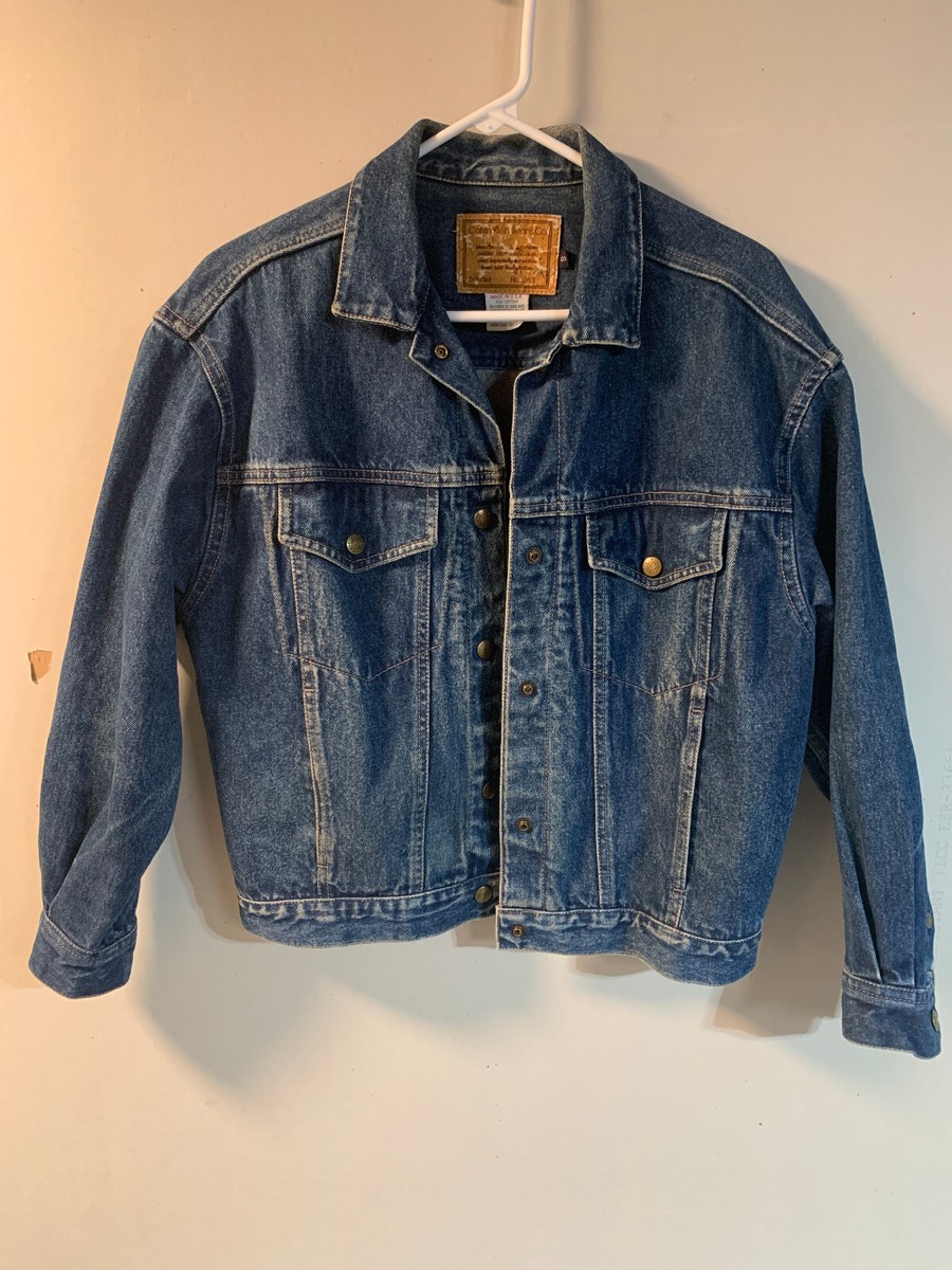 Vintage Calvin Klein Jean Jacket - 5 Pocket No. JA01 - Size Small 