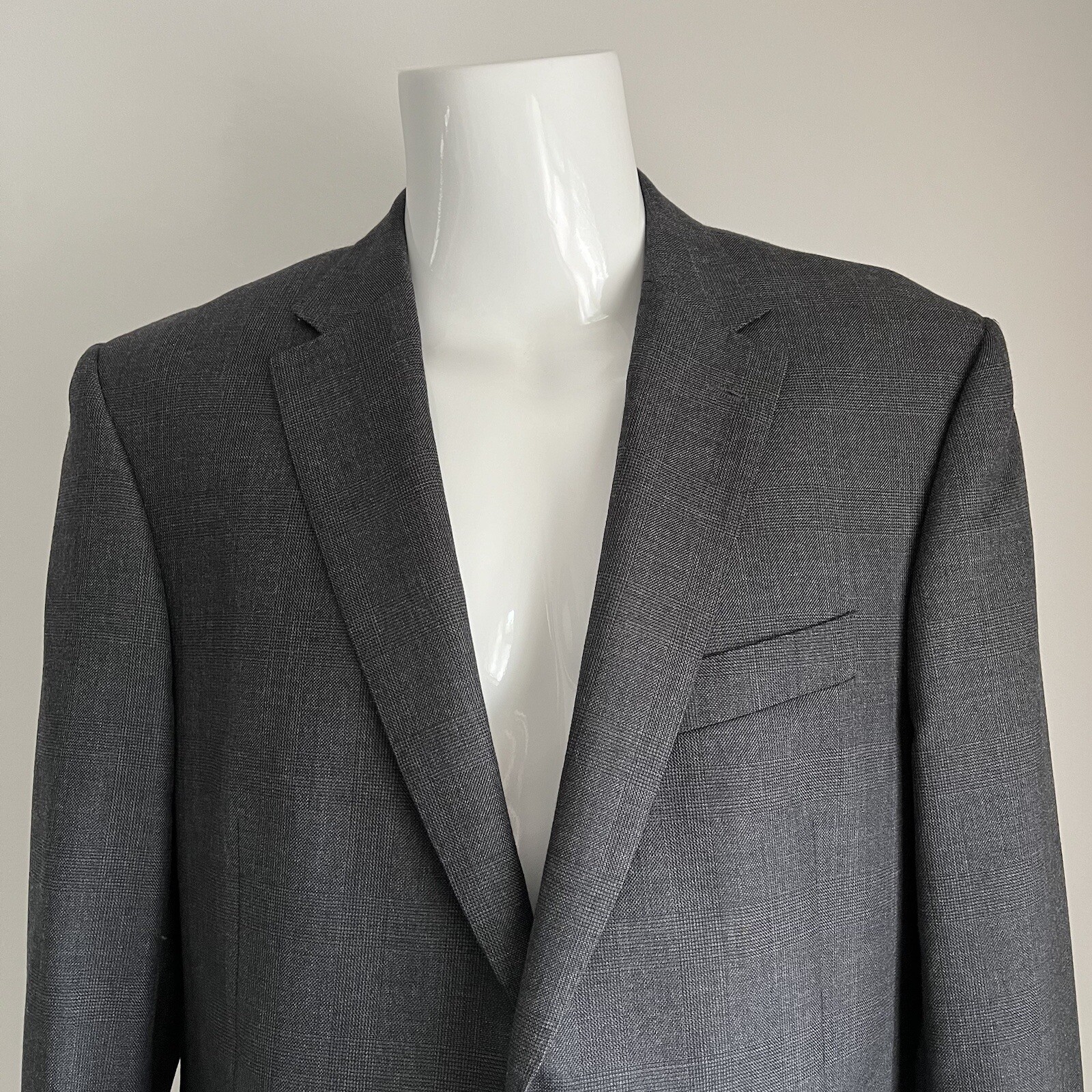 FILA Blazer giacca monopetto Alfred Brown Saville Row M&S antracite taglia UK 44