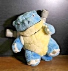 Vintage Blastoise Plush Large 1999 Stuffed Pokemon Blue Nintendo