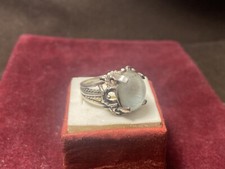 Vintage 925 Sterling Silver Moonstone Ring - Size 6