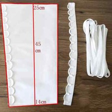 3 Piece Satin Wedding Dresses Zip Replacement Adjustable Corset Back Kit Lace-
