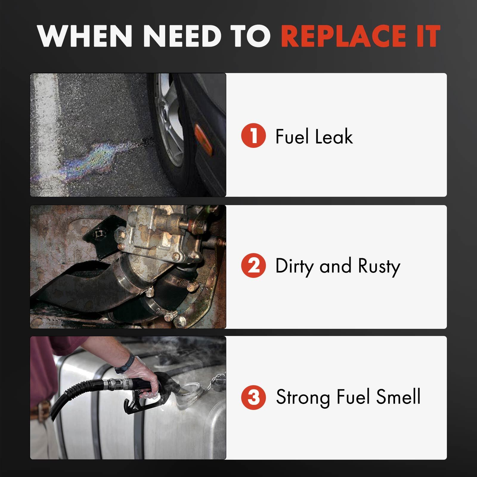 Fuel Gas Tank Filler Neck for Cadillac Escalade EXT Chevrolet Tahoe GMC Yukon