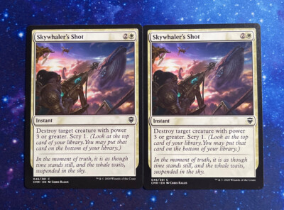 MTG, Skywhaler's Shot (x2),  Commander Legends 046/361 Regular Common