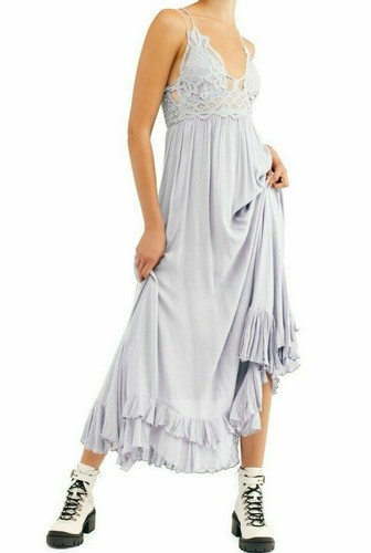 FREE PEOPLE ADELLA MAXI SLIP DRESS 