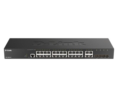 D-Link DGS 2000-28 - Switch - L3 - managed - 24 x 10/100/1000 + 4 x Fast Etherne