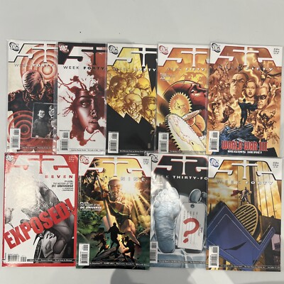 DC 52 Lot -  Week 7 (key), 9, 34, 40, 43, 44, 46, 51 & 52 VF
