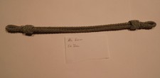 Schirmm&uuml;tzen Kordel Aluminium Offizier 6mm Schieber innen Aluminium (mk61)