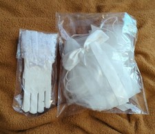 First Communion Veil And Gloves