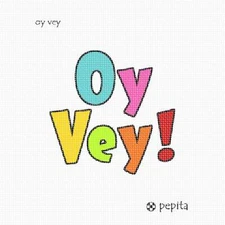 Oy Vey Needlepoint Kit or Canvas