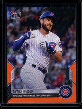 2022 Topps Now #441 Patrick Wisdom Orange Parallel Card #d /5