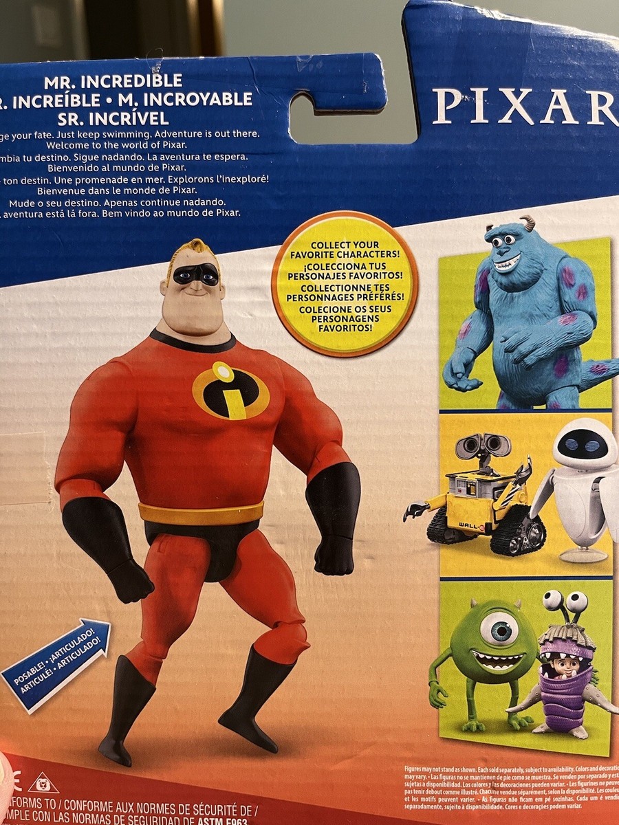 Disney Pixar Mr. Incredible Figure Incredibles Toys Pixar Posable